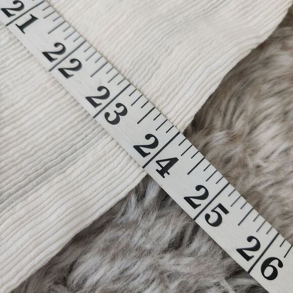 Alfani Square Neck 3/4 Sleeve Textured White Blouse Women's Size Small - Picture 11 of 11